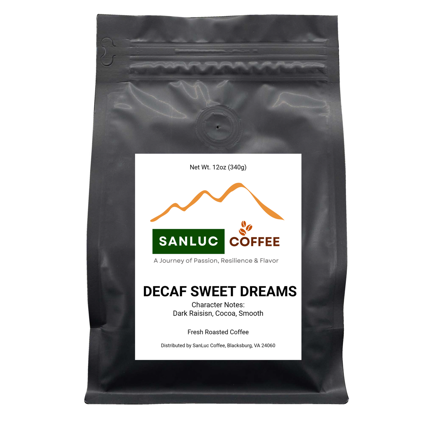 12 oz Decaf whole bean